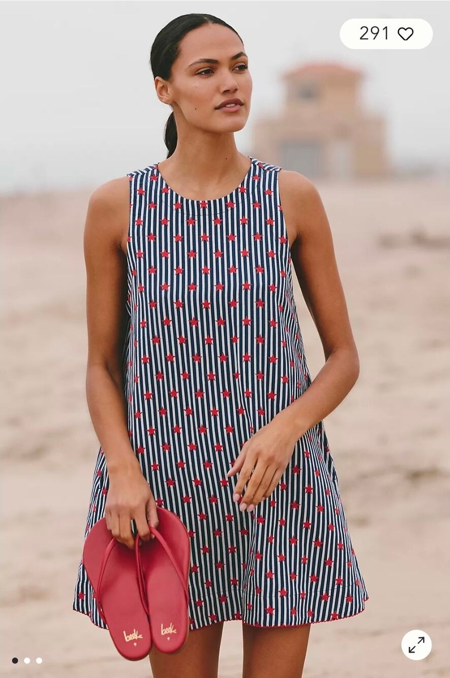 NWT Beach Riot x Anthropologie Caprina Mini Dress. Size L. Ret. $158